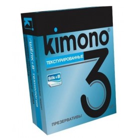 Текстурированные презервативы KIMONO - 3 шт.