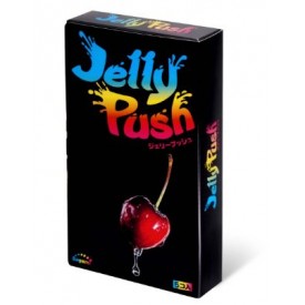 Розовые презервативы Sagami Jelly Push - 5 шт.