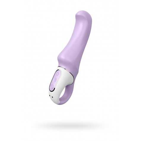 Сиреневый вибратор Satisfyer Vibes Charming Smile - 18,5 см.